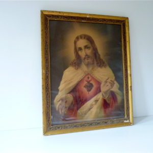 Cadre doré Jésus