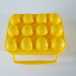 boite oeufs jaune orange