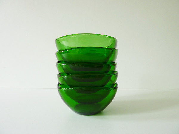 Lot De Bols Anciens En Verre Marron Vereco, Déco Vintage Et Authentique