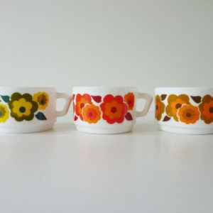 Tasses lotus multicolores