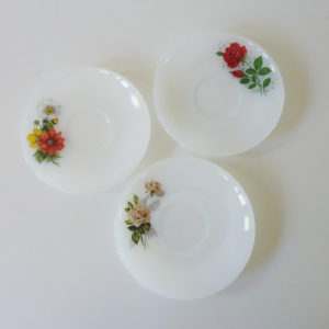 petite assiette arcopal fleurs