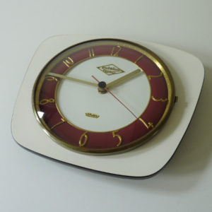 horloge murale formica vintage