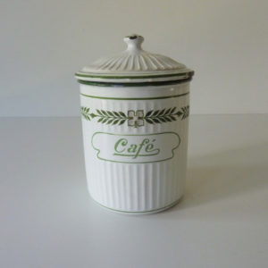 pot à café émaillé ancien