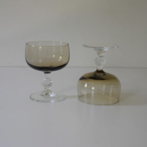 Verres à pied fumés BP