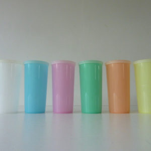 Tupperware pastels vintage