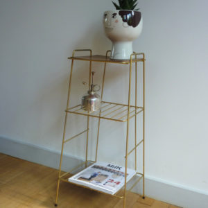 Sellette fils dorés années 50