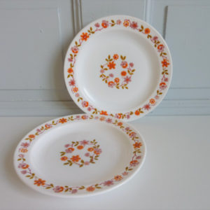 2 assiettes dessert Scania Arcopal