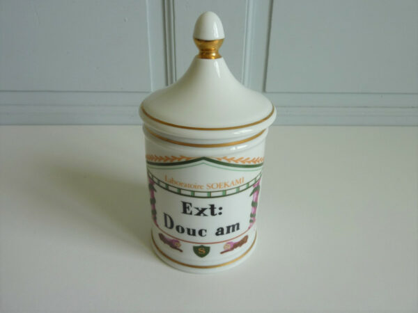 Sucrier + pot à lait en céramique blanche motif herbes | Maisons du Monde