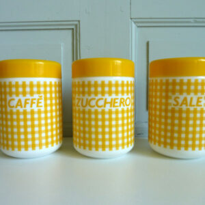 Pots vichy jaune